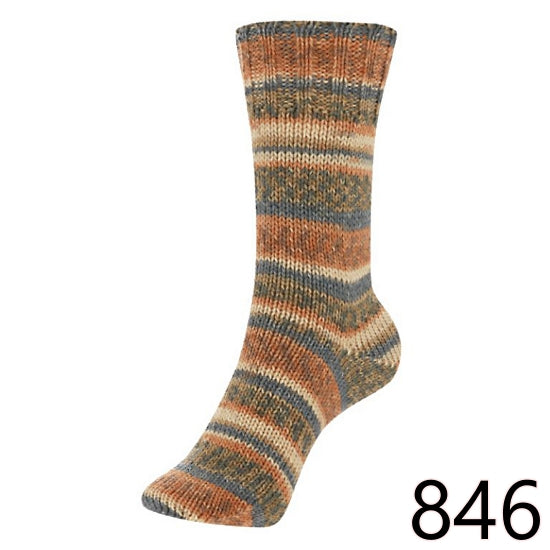 Austermann Step 6 Memory Sock Yarn with Aloe Vera and Jojoba – Les Laines  Biscotte Yarns