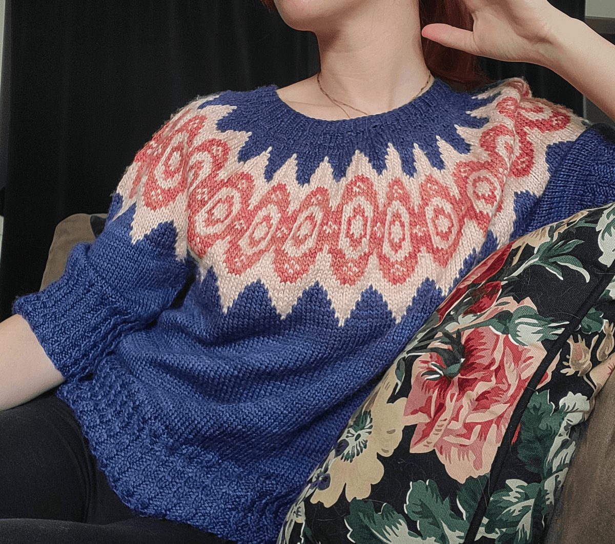 Quidditch Yoke Pullover  Knitting pattern – Les Laines Biscotte Yarns