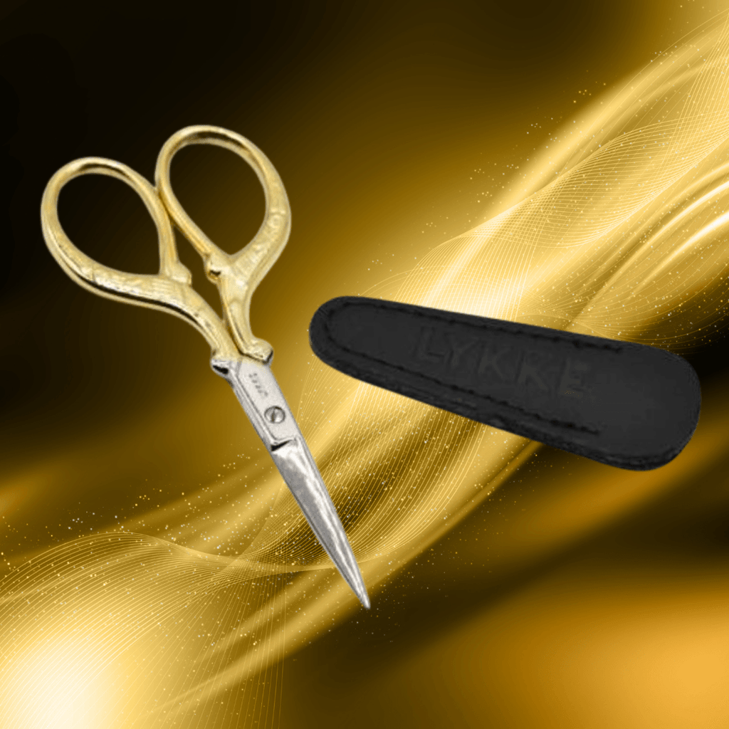 24-carat gold-plated scissors - Lykke - Les Laines Biscotte Yarns
