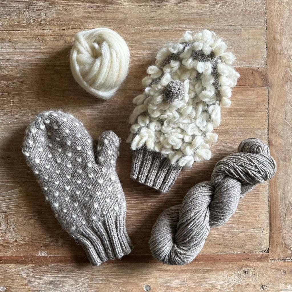 Thrummed Mittens Free Pattern and Optional Kits – Les Laines