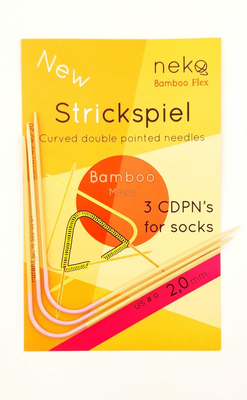 Neko Double pointed needles Bamboo Flex – Les Laines Biscotte Yarns