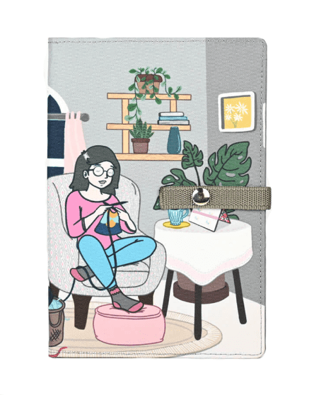 Flutesan Knitting Pattern Holder Fold Up Cross Stitch Knitting Chart Keeper With 4