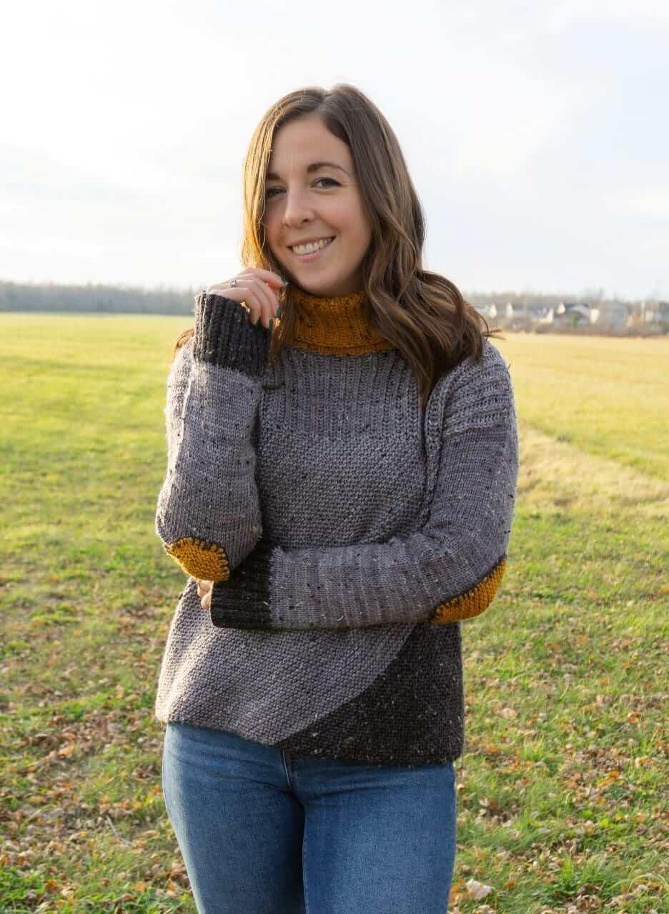 Cozy Corner Pullover Free Pattern – Les Laines Biscotte Yarns - Main Image