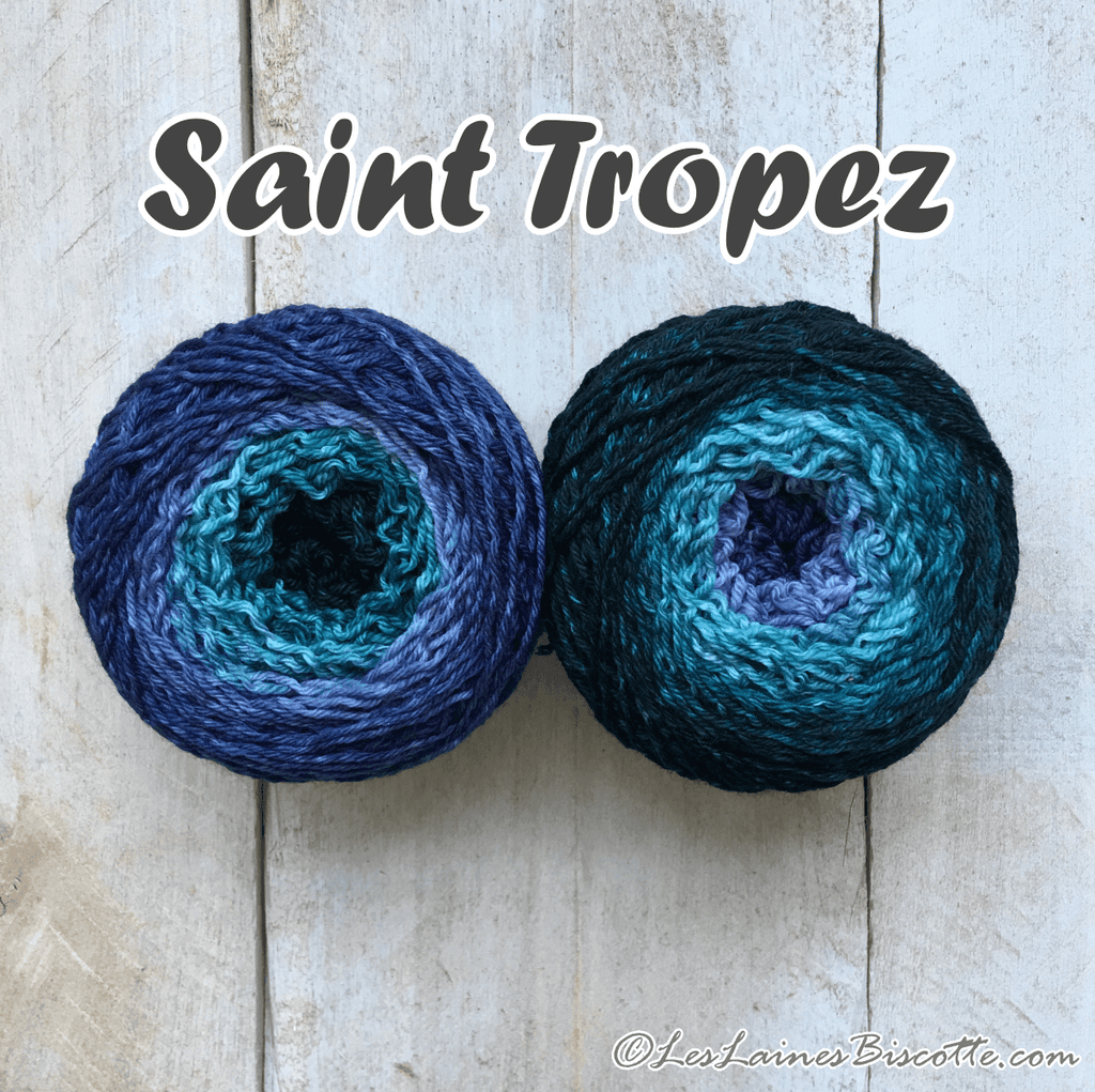 Hand-dyed Sock Yarn - BIS-SOCK SAINT TROPEZ