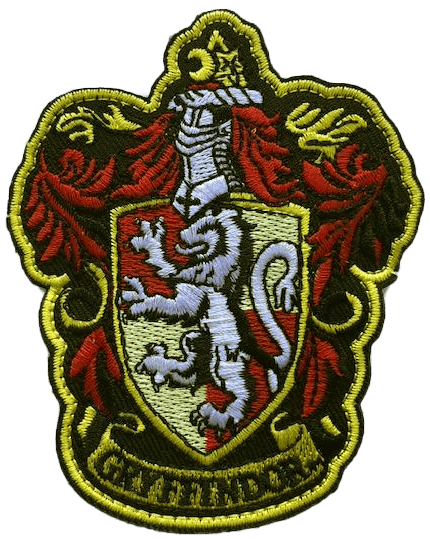 Harry Potter - Drapeau de l'écusson de Gryffondor en feutre