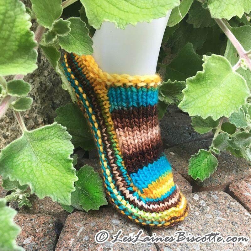 Patron de pantoufles Les Nouvelles Pantoufles de Biscotte – Les