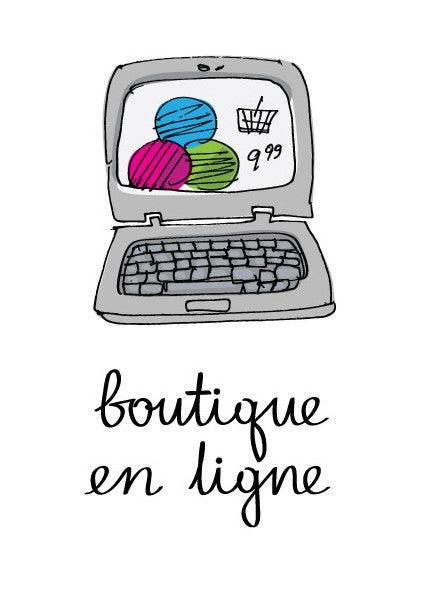 Une boutique de laine en ligne, c'est pratique! - Les Laines Biscotte Yarns