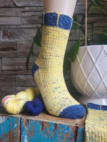 tourmente socks knitting pattern