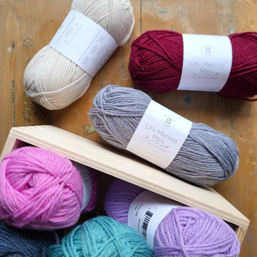 Uni Merino Mini Skeins - 25g - UNIVERSAL - Les Laines Biscotte Yarns