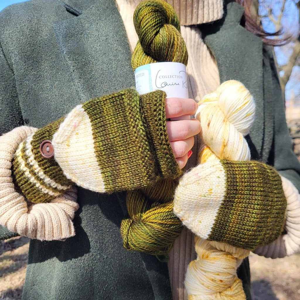 Sock Mittens | knitting pattern and knitting kits - Les Laines Biscotte Yarns