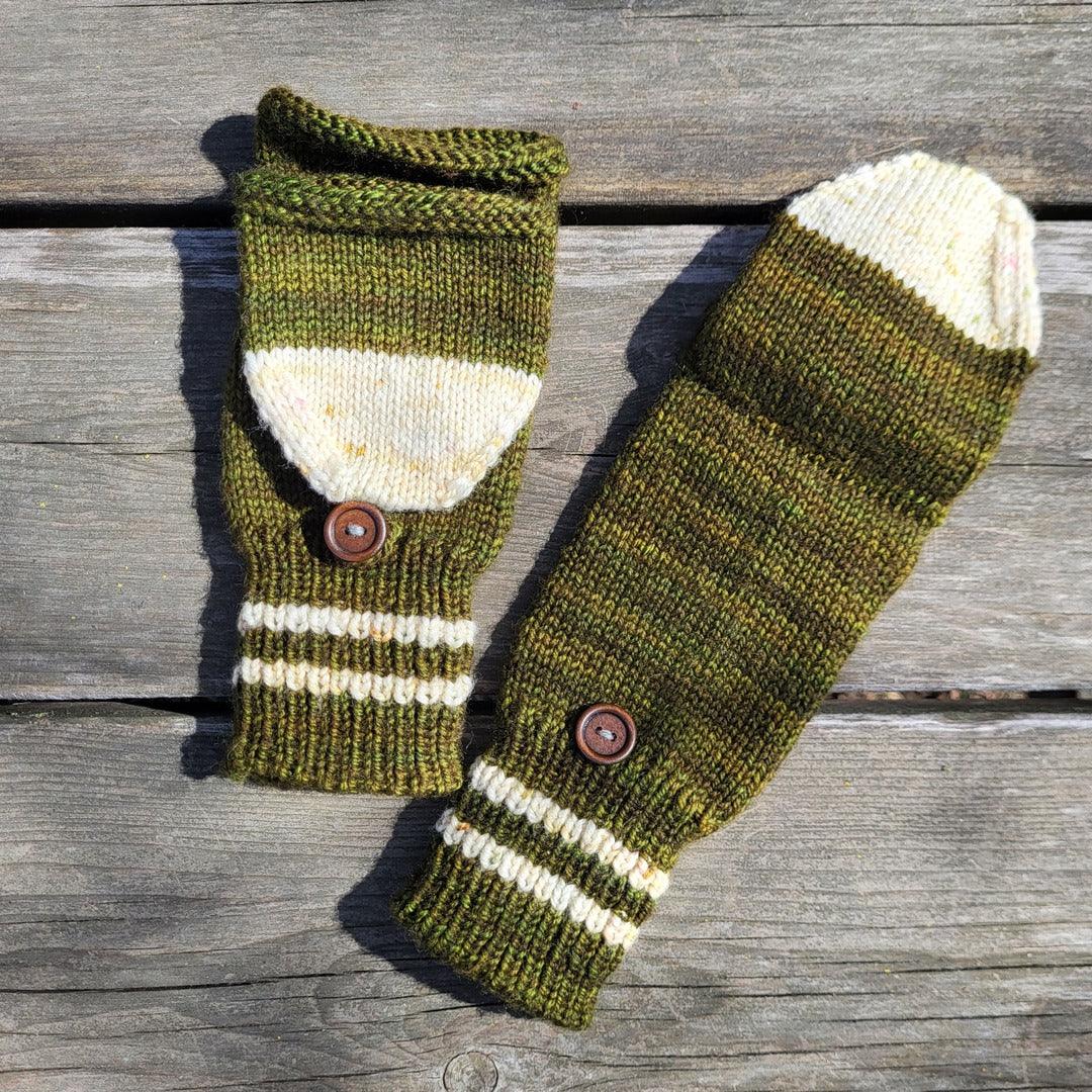 Sock Mittens | knitting pattern and knitting kits - Les Laines Biscotte Yarns