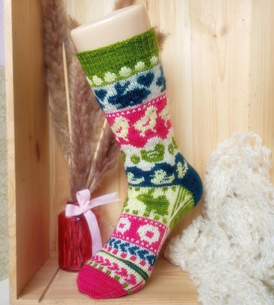 Chaussettes Some-bunny to Love | Patron de tricot et kits de tricot