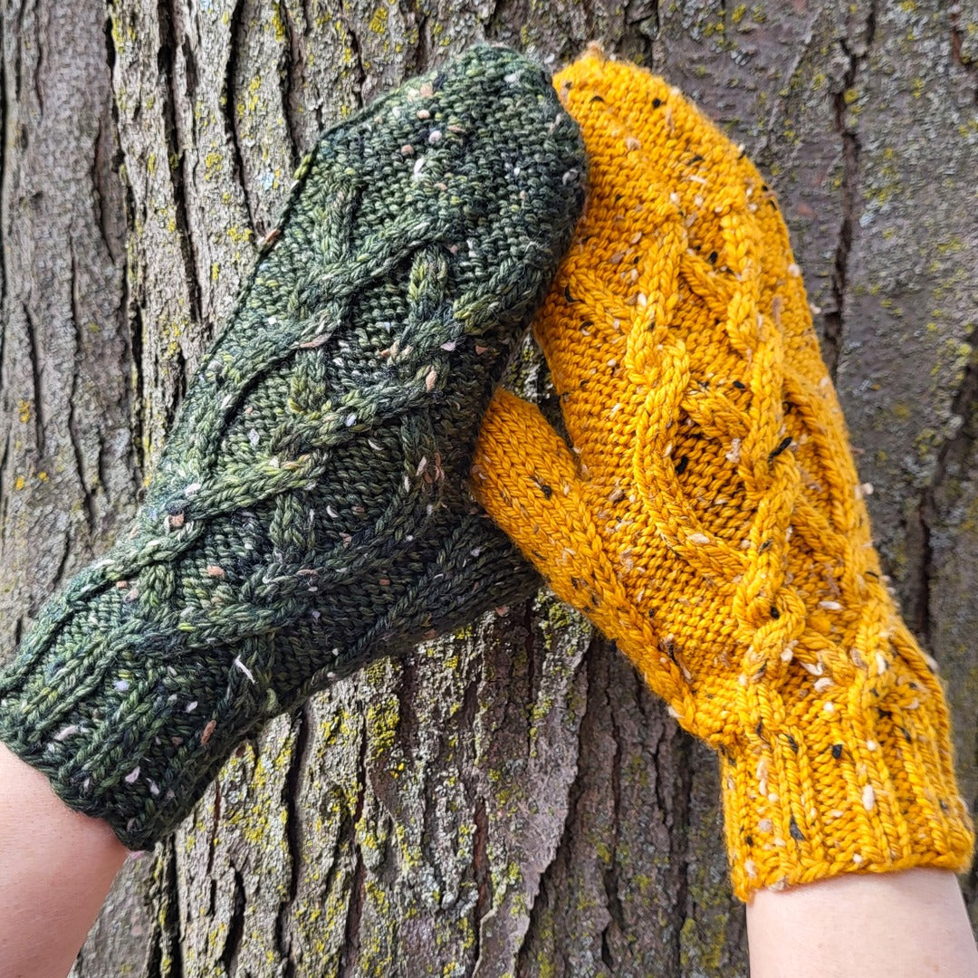 Into the Woods Mittens | Knitting pattern and knitting kits