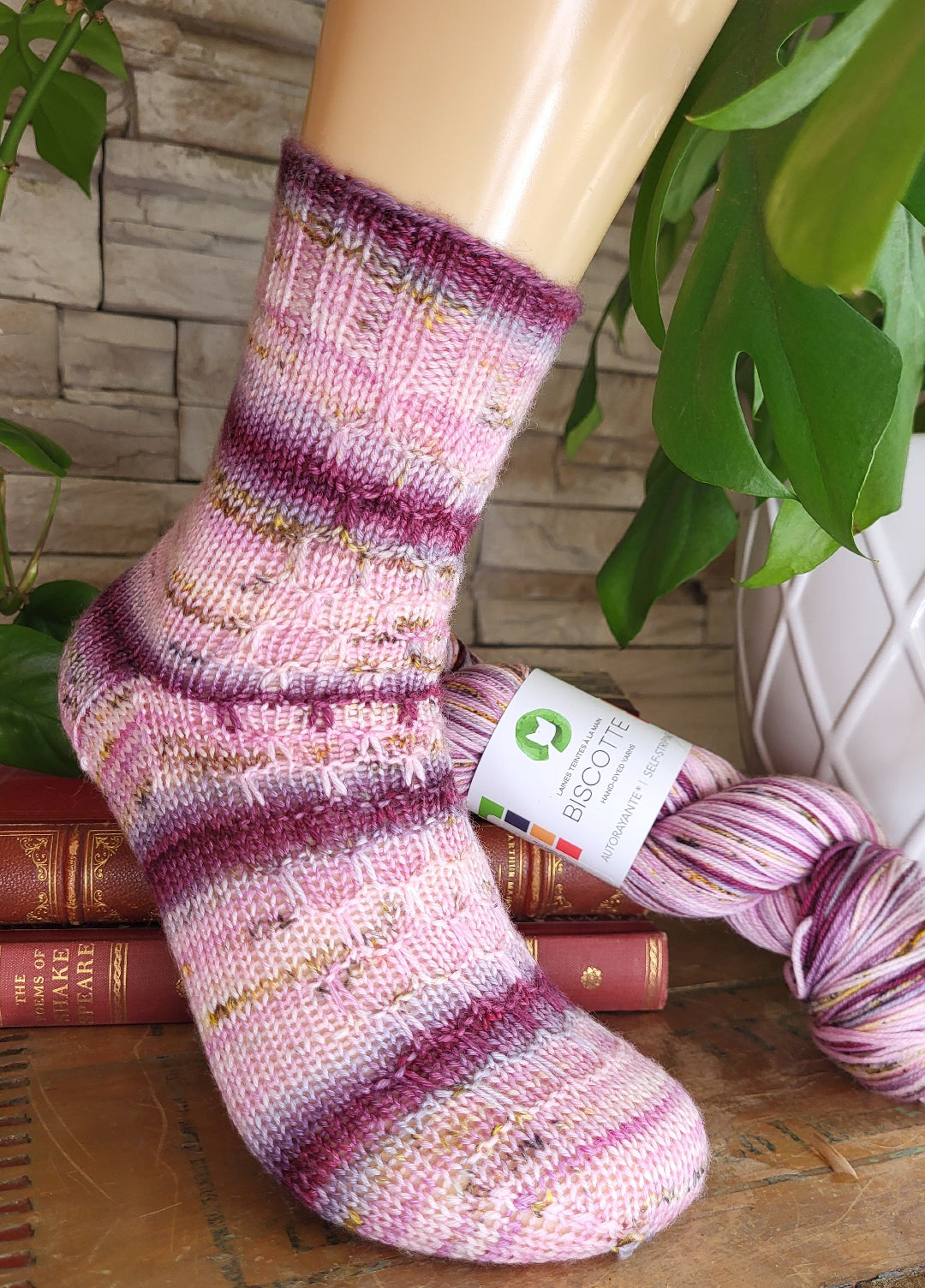 Slipped Stitch Socks | Knitting pattern and Optional kits