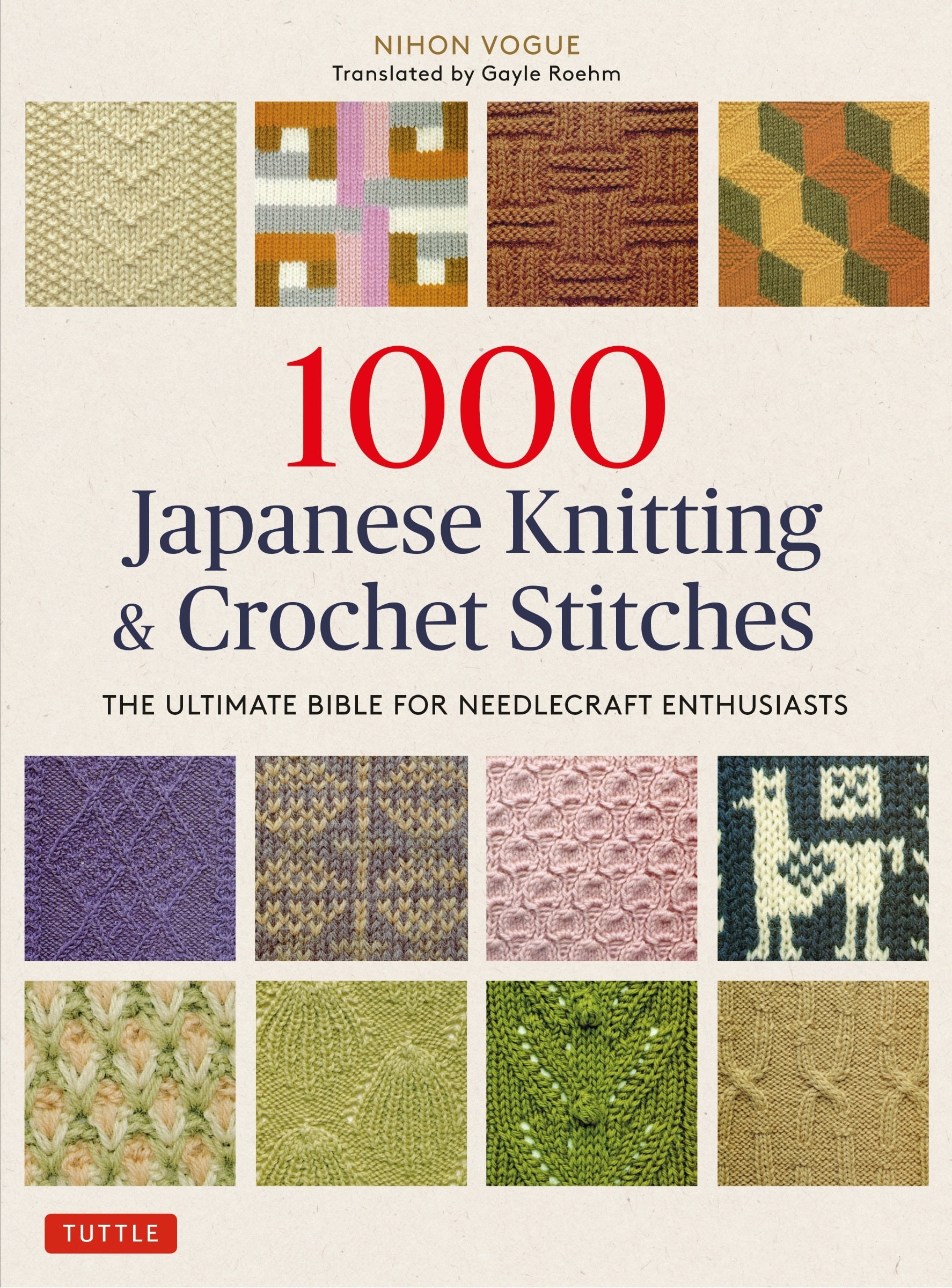1000 Japanese Knitting & Crochet Stitches (Anglais seulement