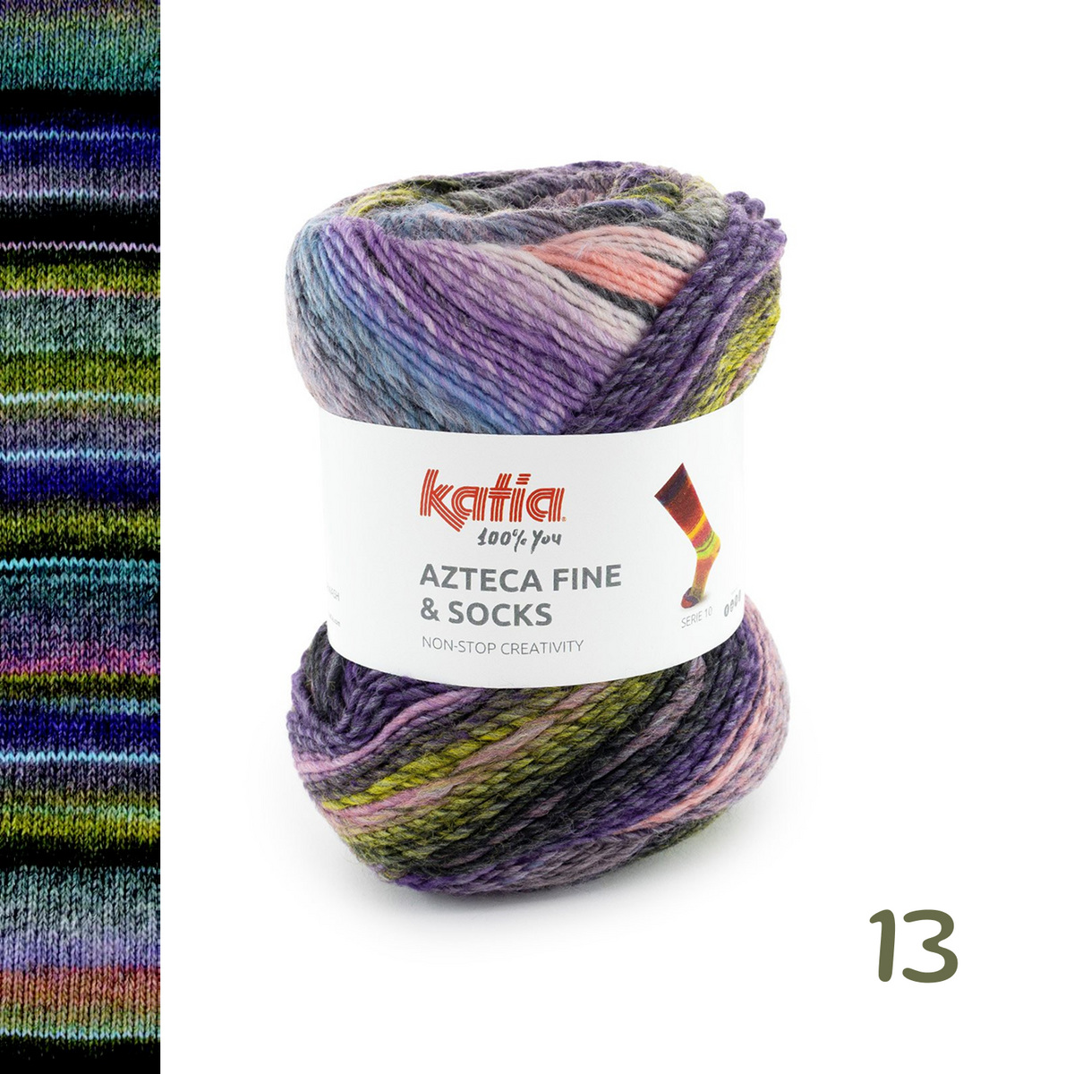 AZTECA FINE & SOCKS - Katia color 13