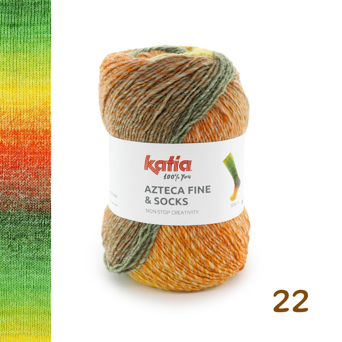 AZTECA FINE & SOCKS - Katia color 22