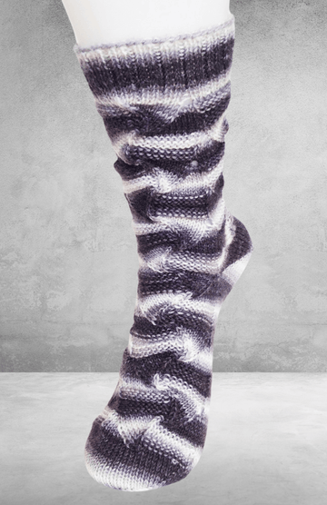 Sock pattern "Charivari" - Les Laines Biscotte Yarns