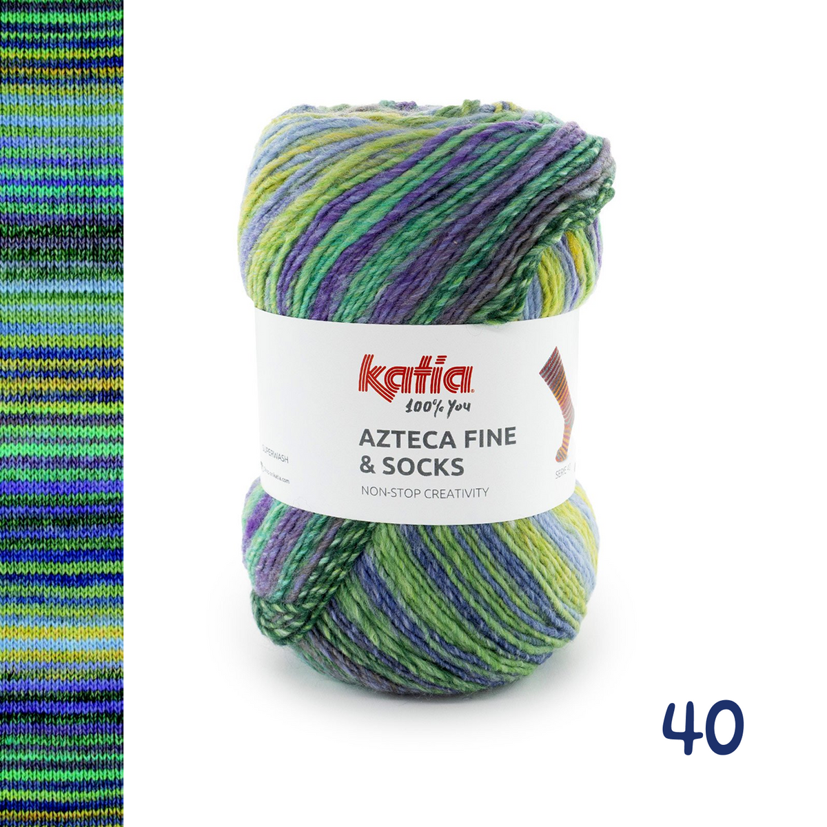 AZTECA FINE & SOCKS - Katia color 40
