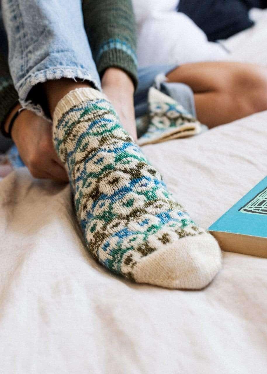 Les Moutons de Biscotte Free sock pattern