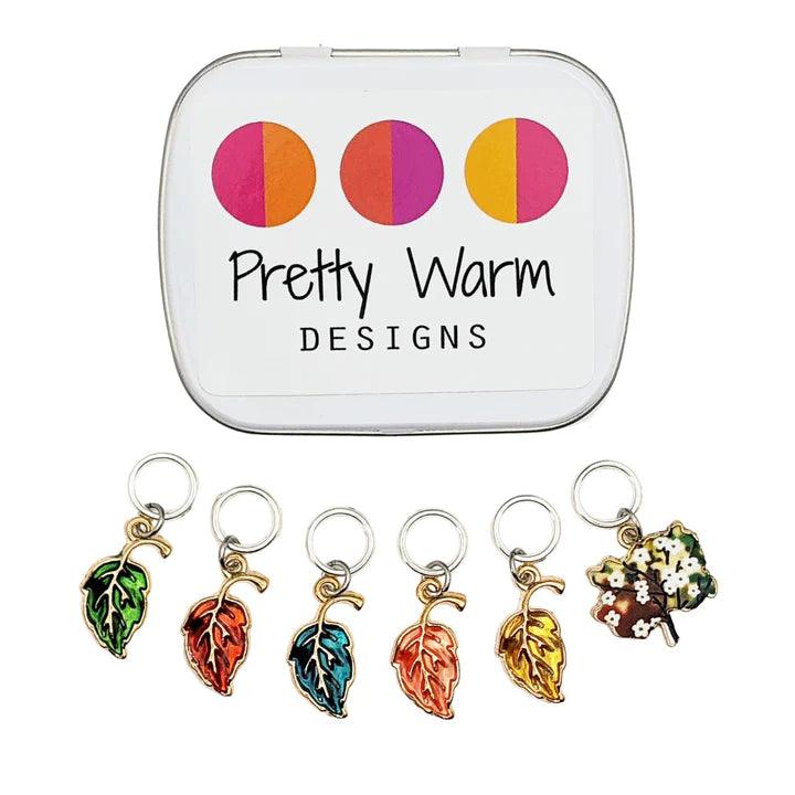 Stitch Markers for KNITTING - Pretty Warm Designs - Les Laines Biscotte Yarns