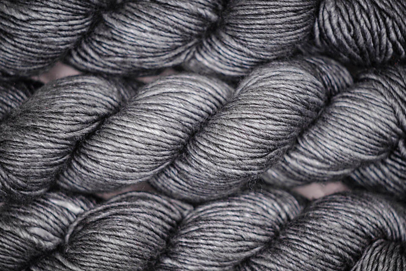 Merino & silk hand-dyed yarn ALBUS BOUCLIER