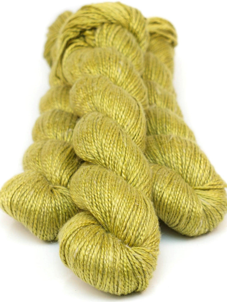 Hand-dyed yarn made of silk & Seacell ALGUA MARINA ABSINTHE