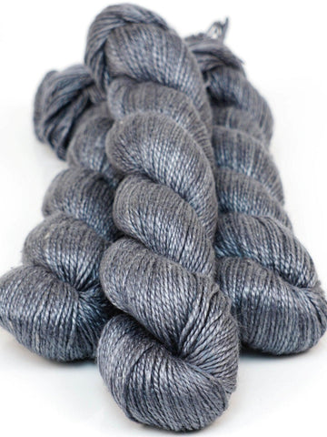 Hand-dyed yarn made of silk & Seacell ALGUA MARINA ARDOISE