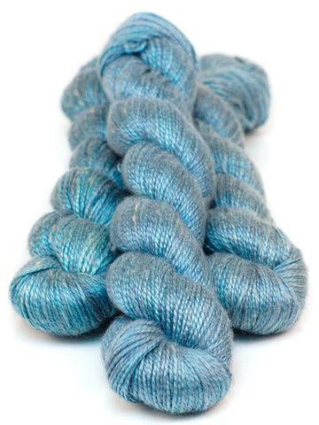 Hand-dyed yarn made of silk & Seacell ALGUA MARINA LOCH