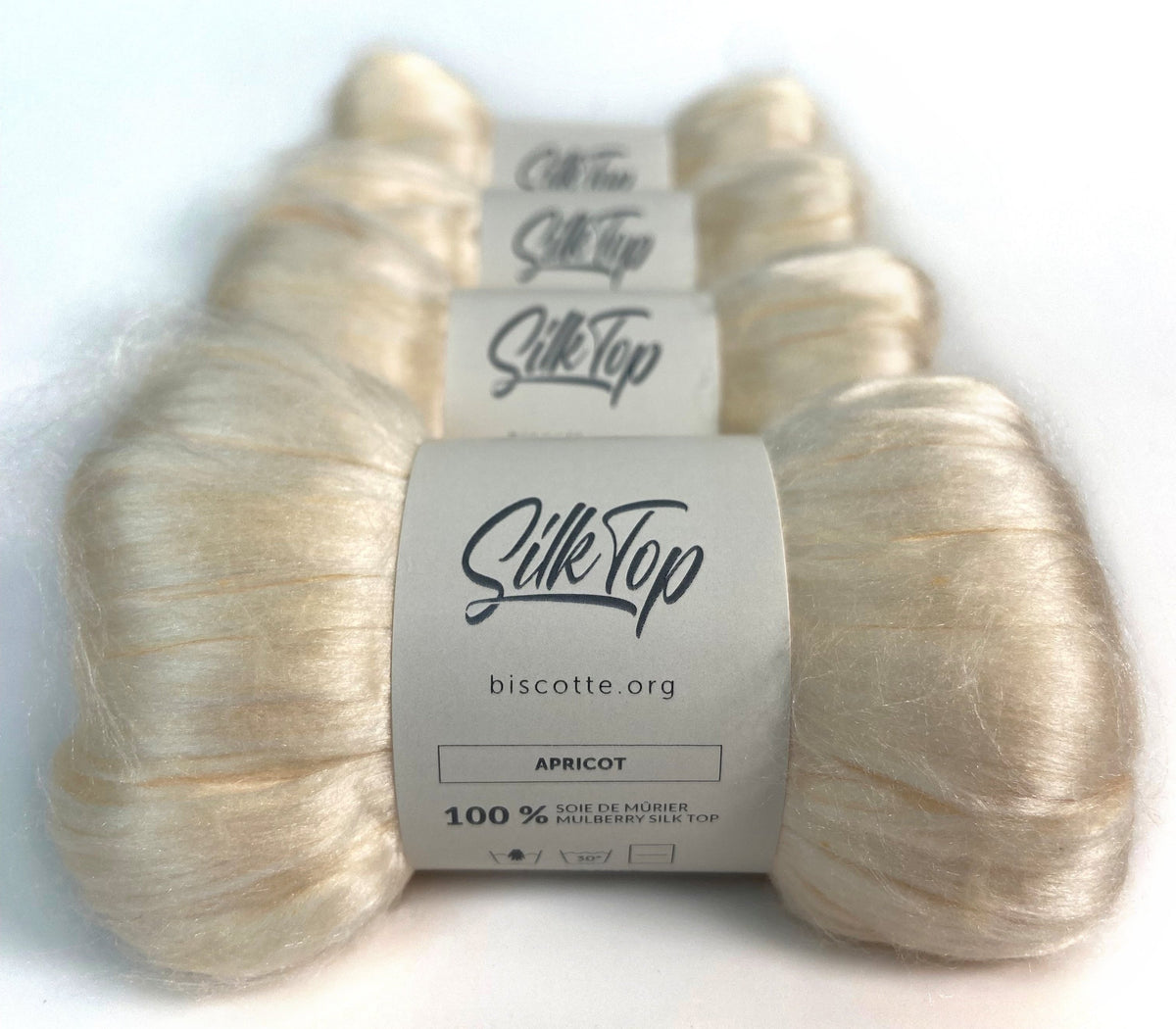 Silk Top - Spinning Fiber