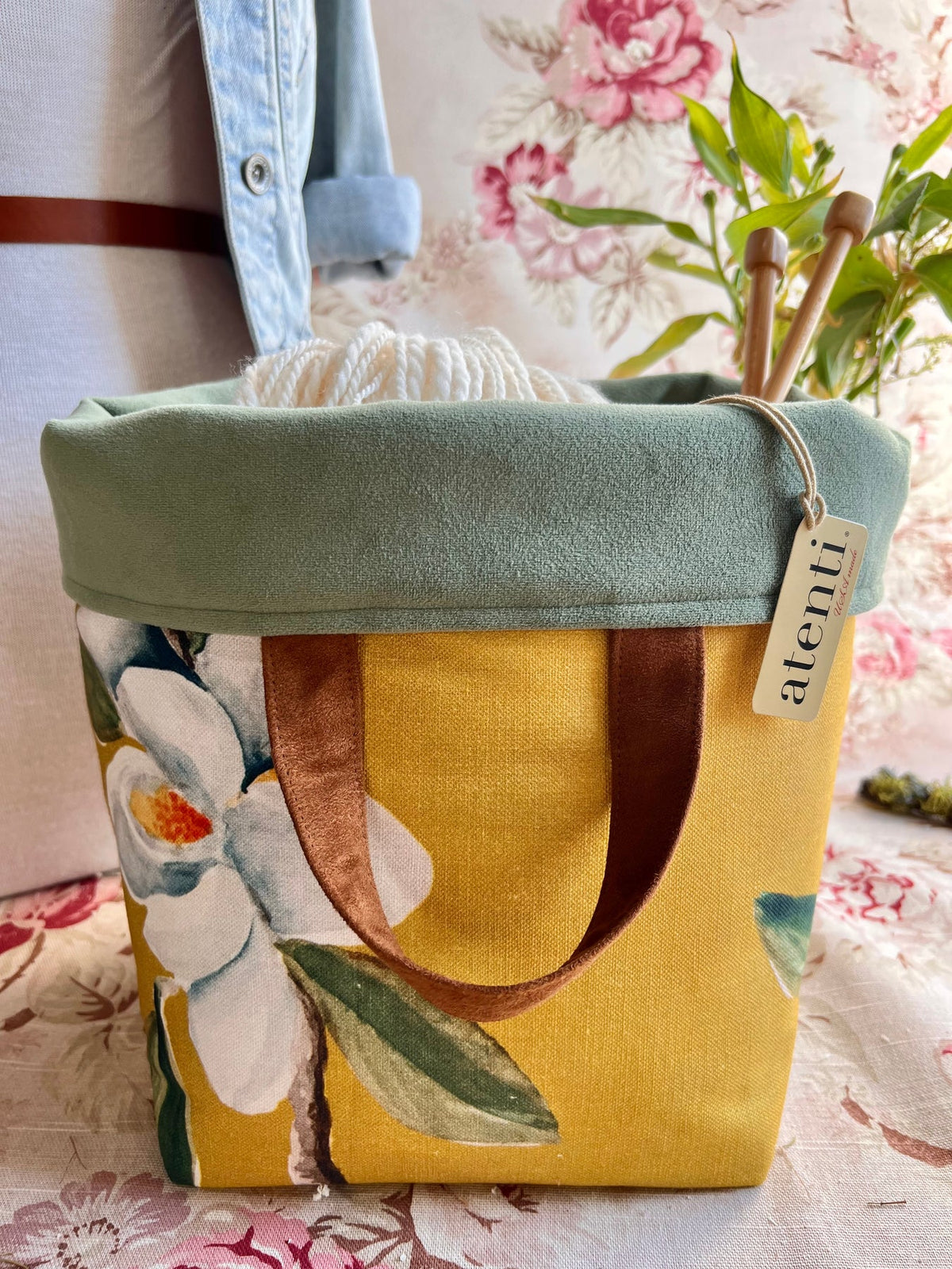 Project bag for knitters