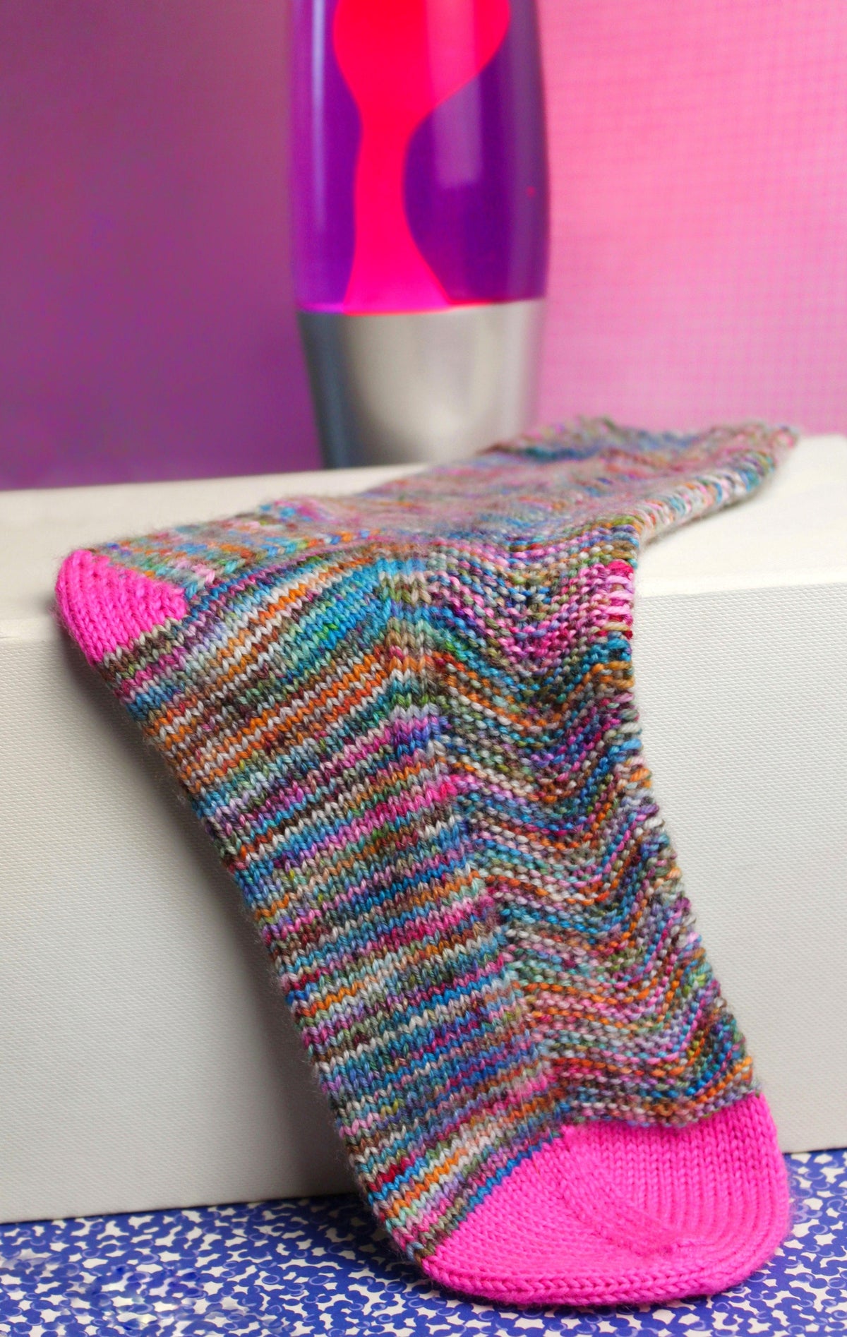 Candy Crushed socks KNITTING PATTERN