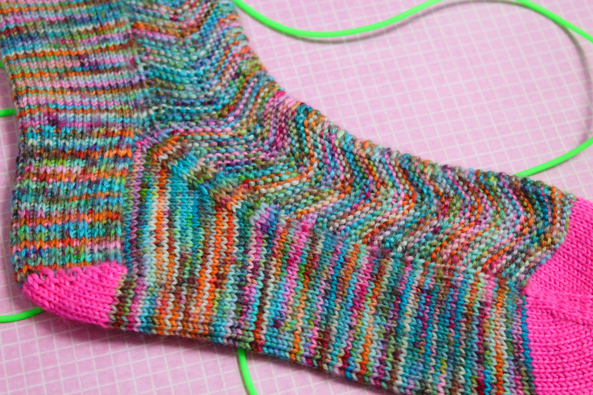 Candy Crushed socks KNITTING PATTERN