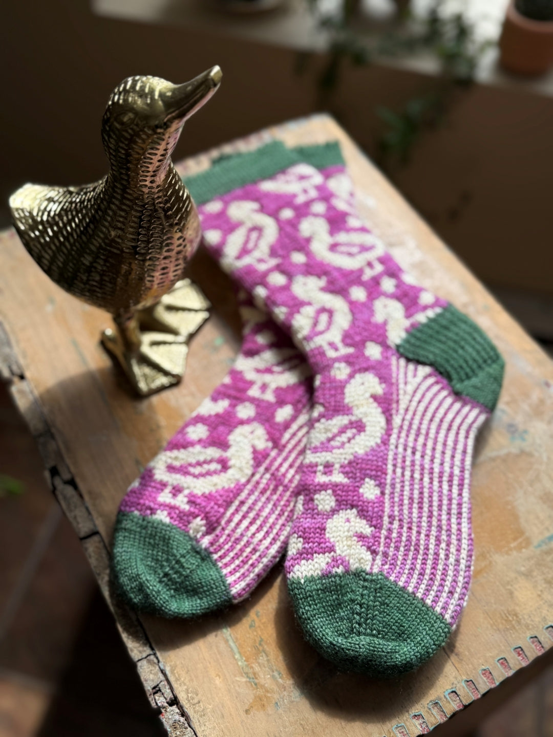 Petits Canards Socks | Knitting Pattern and Optional Limited Edition Kit