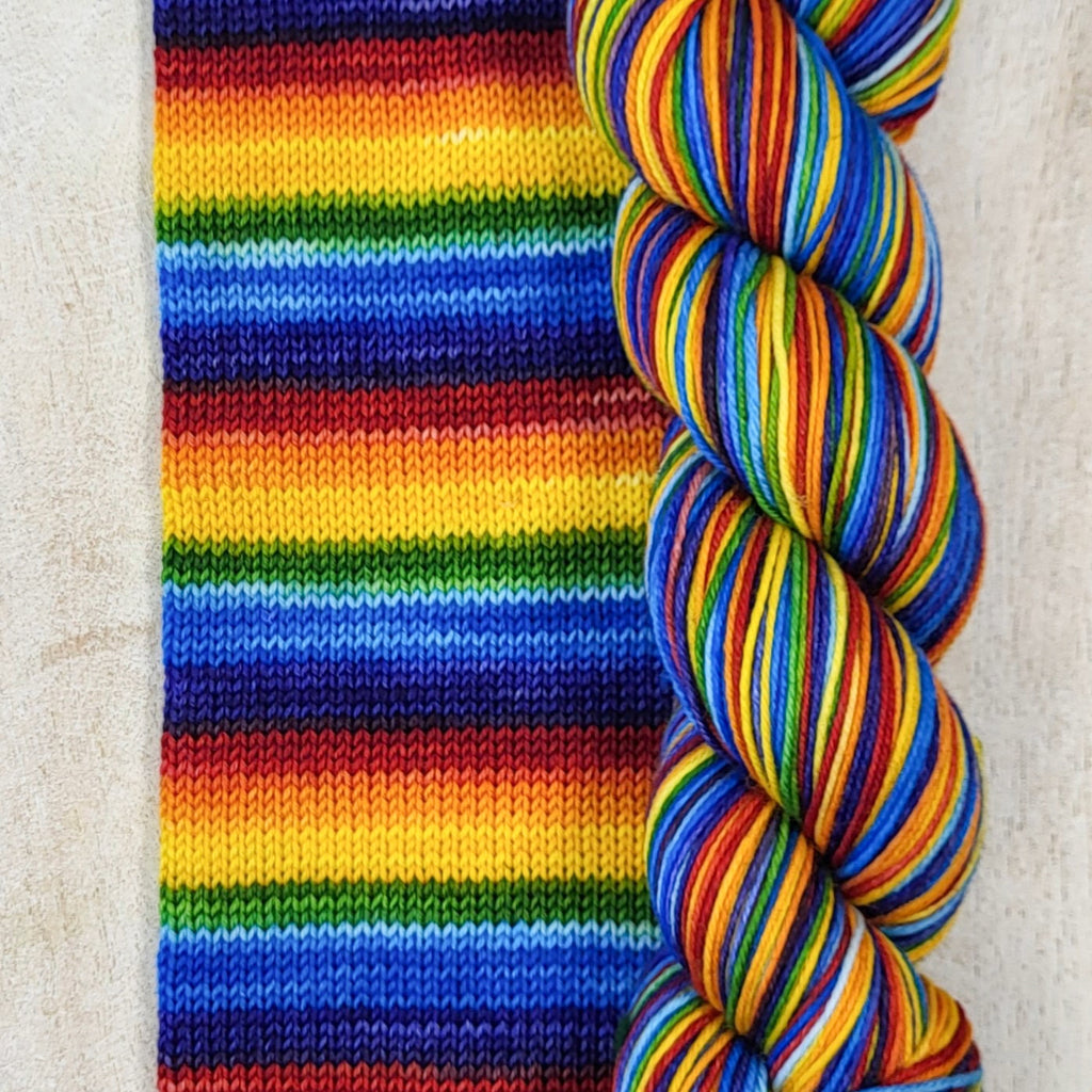 Self-Striping Sock Yarn - BIS-SOCK RAINBOW (ARC-EN-CIEL)