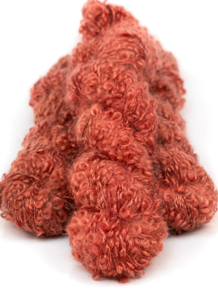 Loopy mohair yarn hand-dyed - BOUCLE MOHAIR TEAPOT