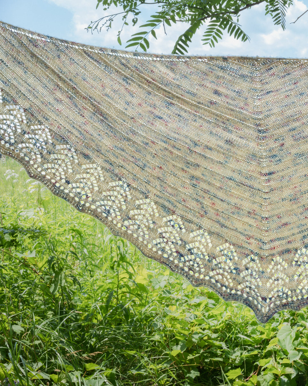 Bare Trees Shawl - Knitting Kit