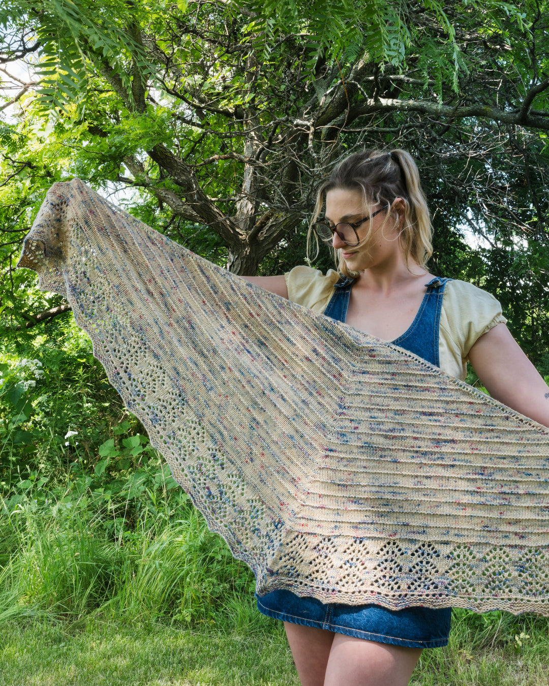 Bare Trees Shawl - Knitting Kit