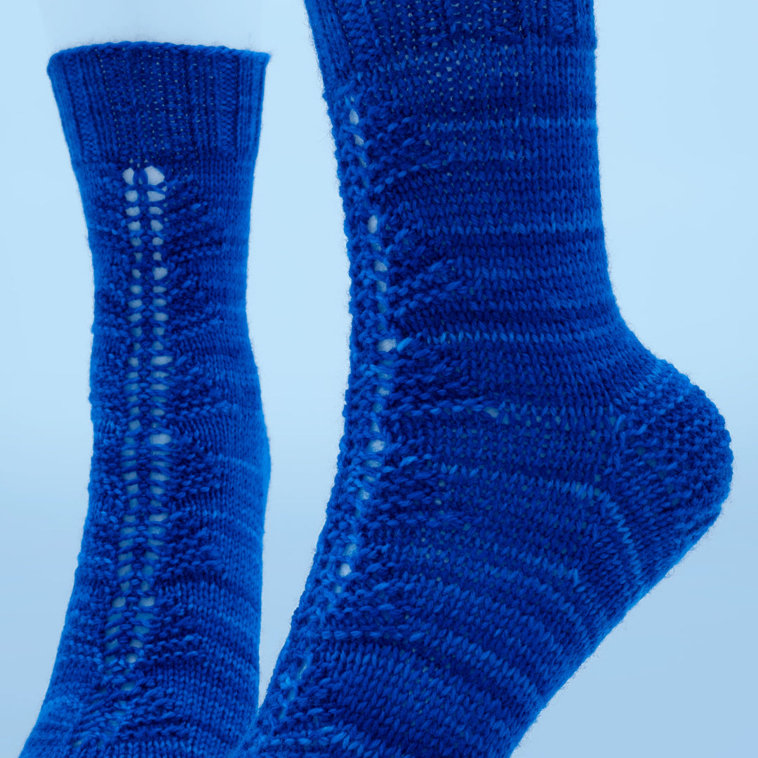 Biggest Fan Socks - Knitting pattern and Optional kit