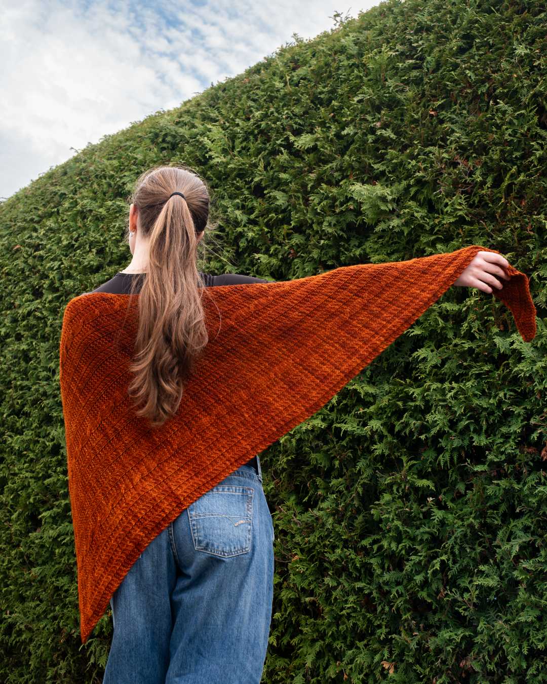 Nouvelle Twist Shawl - Knitting Pattern and Optional Kit