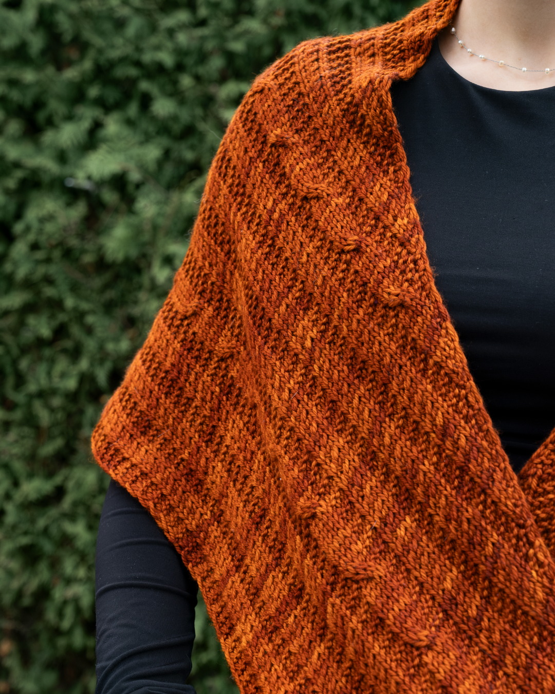 Nouvelle Twist Shawl - Knitting Pattern and Optional Kit