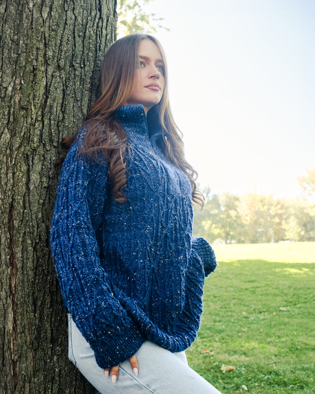 Brannan Unisex Pullover - Knitting Pattern and Optional Kits