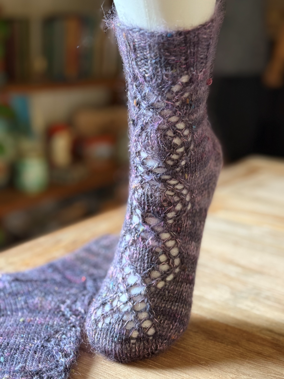 Cozy Lace Socks | Knitting pattern and Optional kit