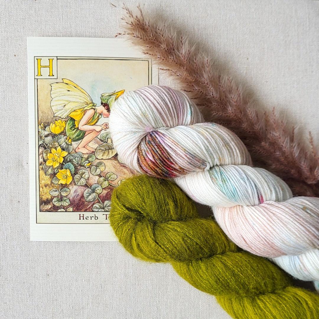 Carrés de Noël | Knitting kit - Les Laines Biscotte Yarns