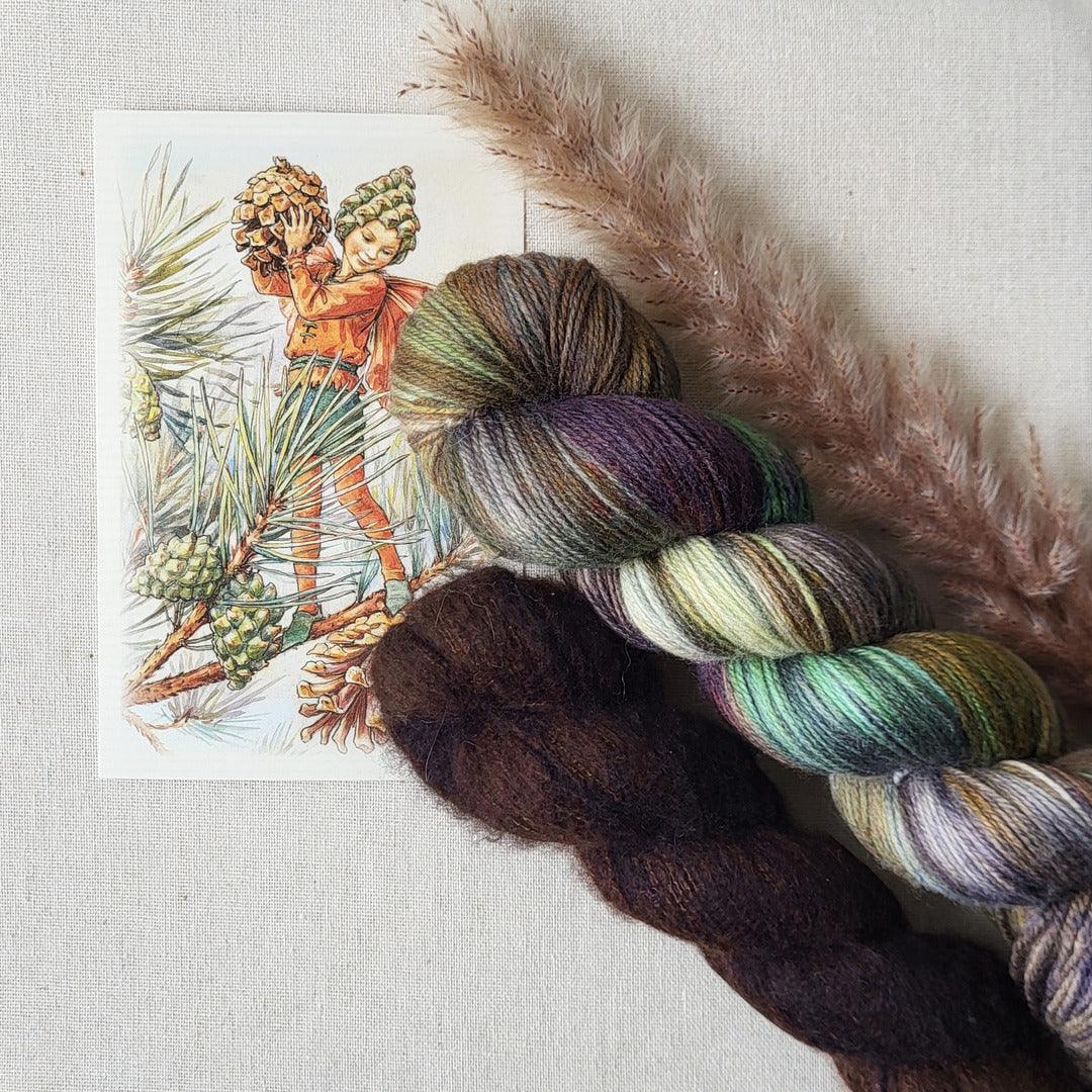 Carrés de Noël | Knitting kit - Les Laines Biscotte Yarns