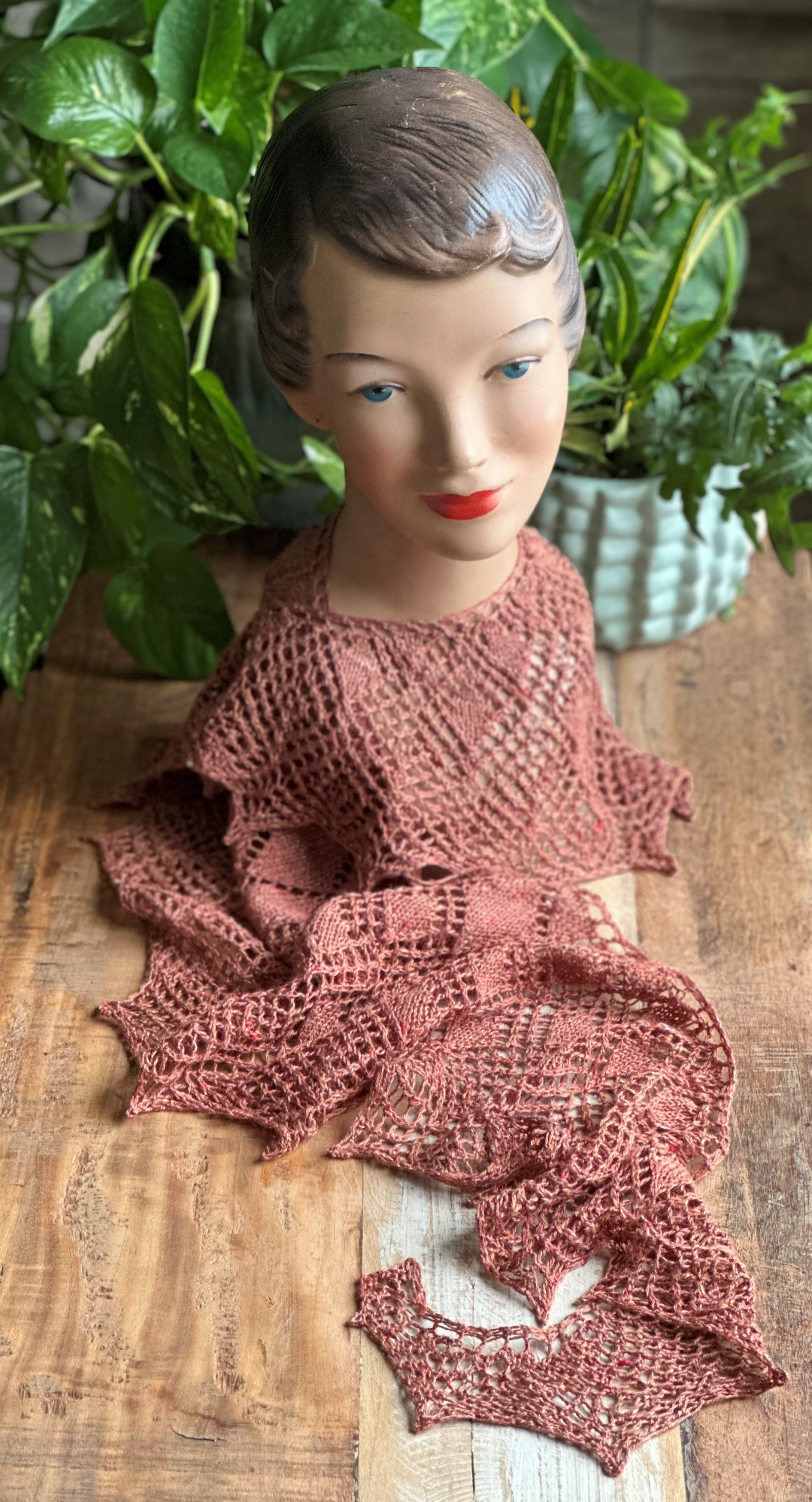 Crystallace Shawl | Knitting Pattern and Optional Kit