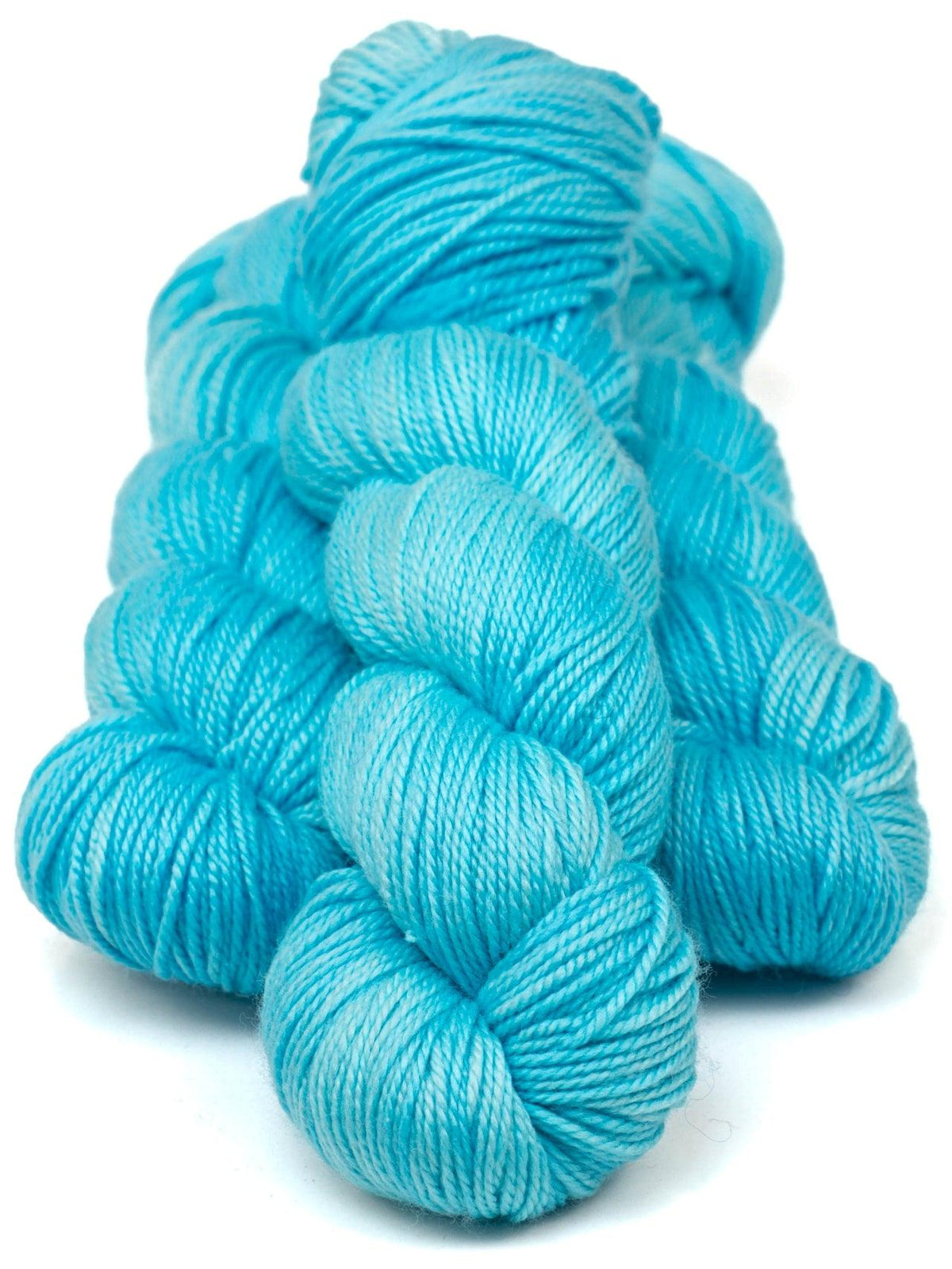 Hand-dyed yarn DK PURE AQUA DK weight yarn