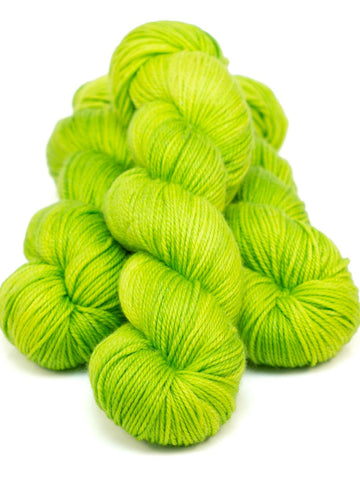 Hand-dyed yarn DK PURE LIMETTE DK weight yarn