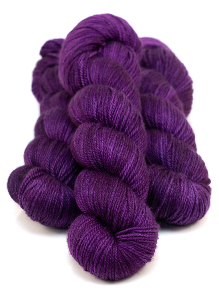 Hand-dyed yarn DK PURE PURPLE DK weight yarn