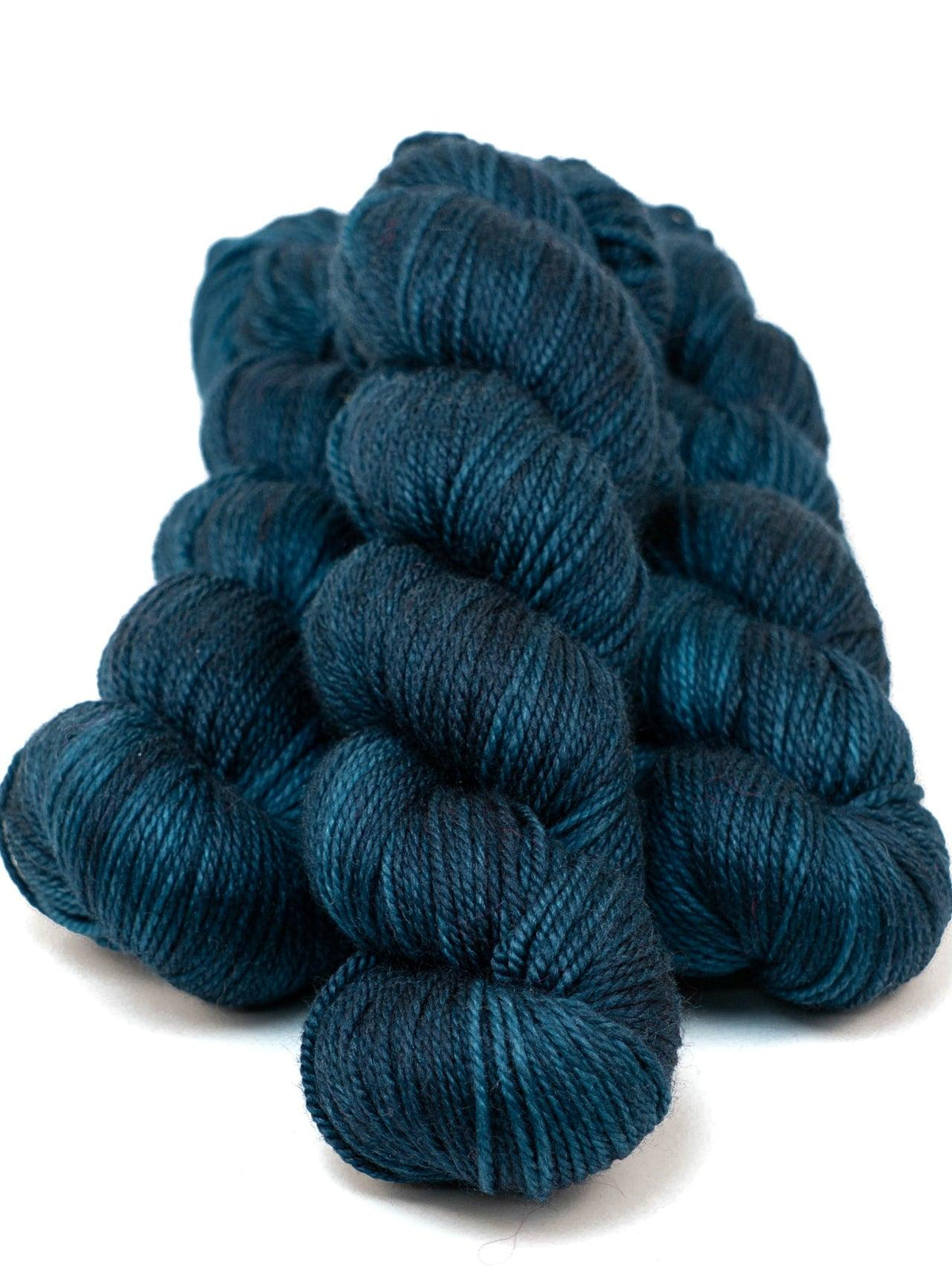 Hand-dyed yarn DK PURE TEAL DK weight yarn